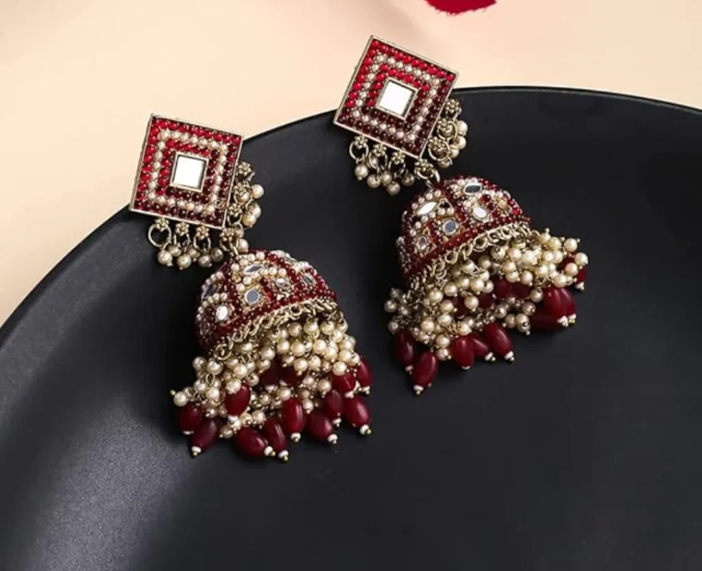 Meenakari Jhumka
